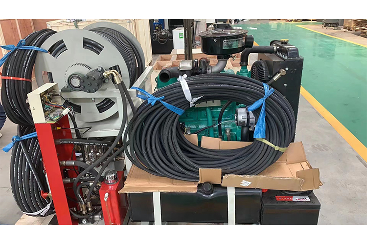 storm water pipes pressure cleaner machine