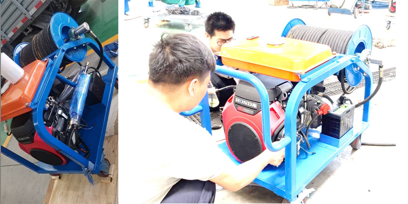 rain strom pipe cleaning machine