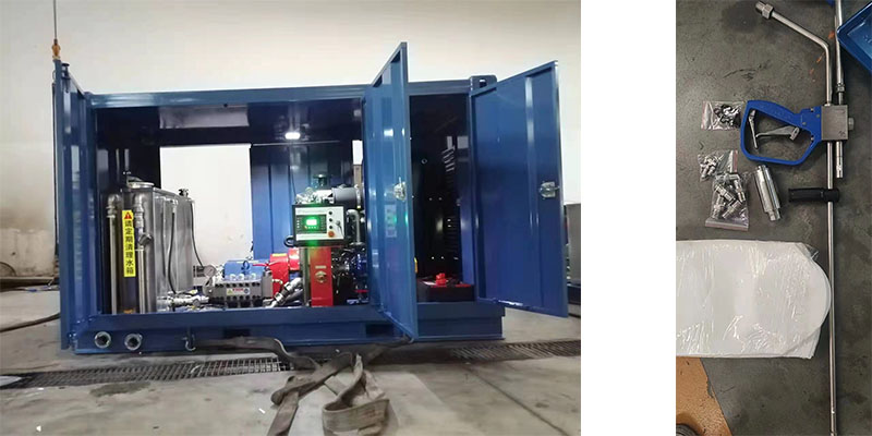 1500bar high pressure water jet blasting machine