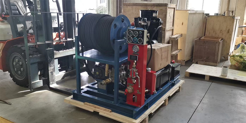 sewerage high pressure jetting machine